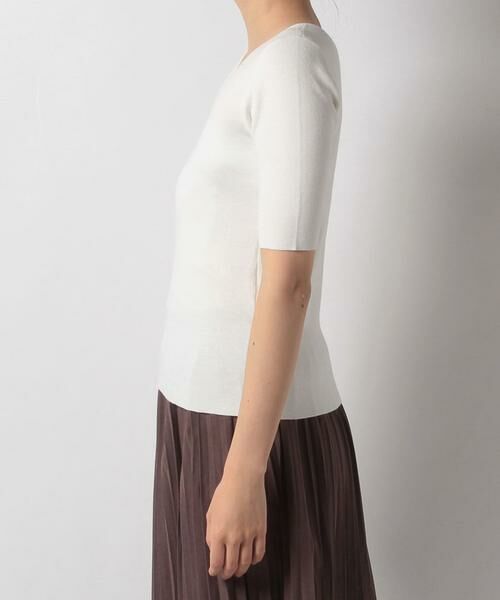 ＊＊allureville / アルアバイル ニット・セーター | レーヨンポリ前後2WAYプルオーバー | 詳細2