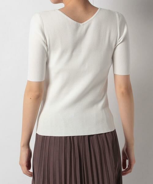 ＊＊allureville / アルアバイル ニット・セーター | レーヨンポリ前後2WAYプルオーバー | 詳細3