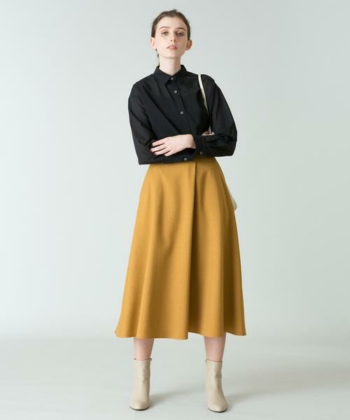 ＊＊allureville / アルアバイル スカート | ウールライクポリフレアスカート | 詳細10