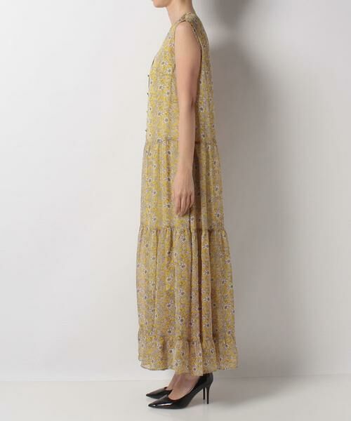 ＊＊allureville / アルアバイル ワンピース | レトロフラワーＡラインノースリワンピース | 詳細2