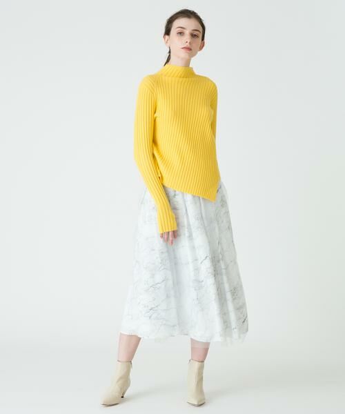 ＊＊allureville / アルアバイル スカート | マーブルプリントシアーレイヤリングスカート | 詳細12