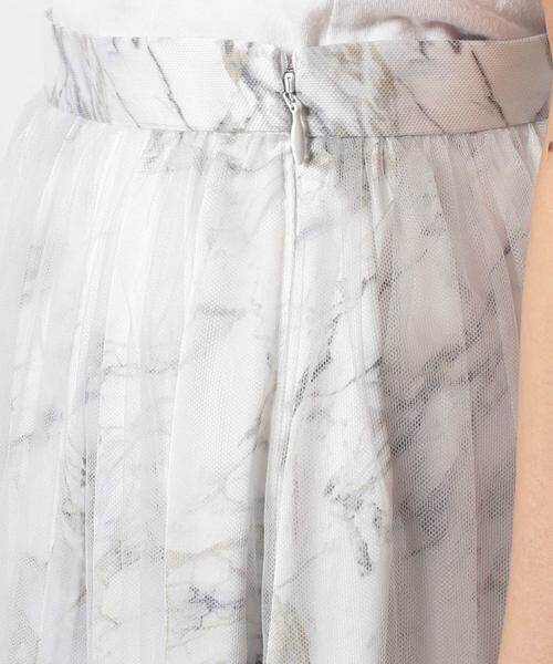＊＊allureville / アルアバイル スカート | マーブルプリントシアーレイヤリングスカート | 詳細5