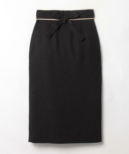 ＊＊allureville / アルアバイル スカート | ハイショクサッシュツキタイトスカート（ブラック）