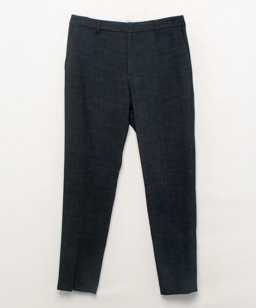 ＊＊allureville / アルアバイル パンツ | オックスフロントスリットパンツ（ネイビー）