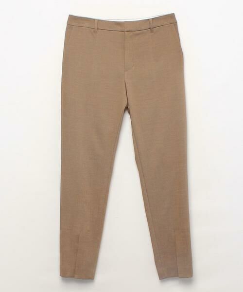 ＊＊allureville / アルアバイル パンツ | オックスフロントスリットパンツ（キャメル）