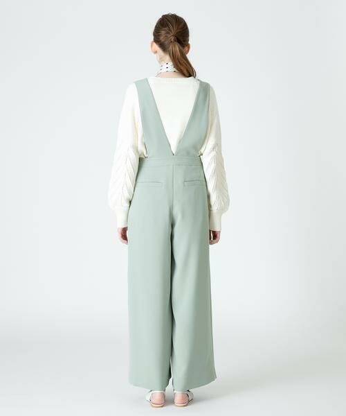 美品✨ アルアバイル エステル ダブルクロス サロペット パンツ オールインワン エステルダブルクロスサロペットパンツ|allureville OFFICIAL