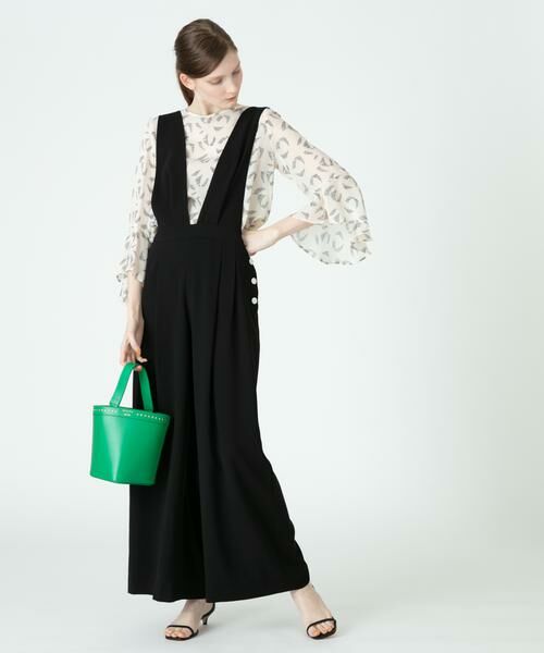 美品✨ アルアバイル エステル ダブルクロス サロペット パンツ オールインワン エステルダブルクロスサロペットパンツ|allureville OFFICIAL