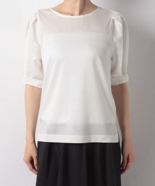 allureville 新品 パフスリーブカットソー シアーランタンスリーブカットソー|allureville OFFICIAL SITE