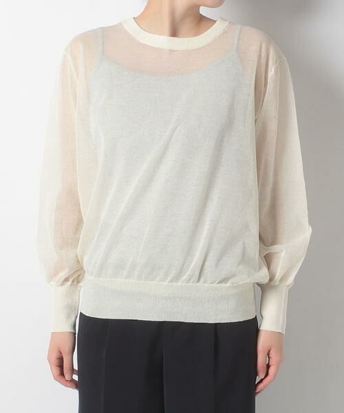 ＊＊allureville / アルアバイル ニット・セーター | ラミーメランジシアープルオーバー | 詳細1