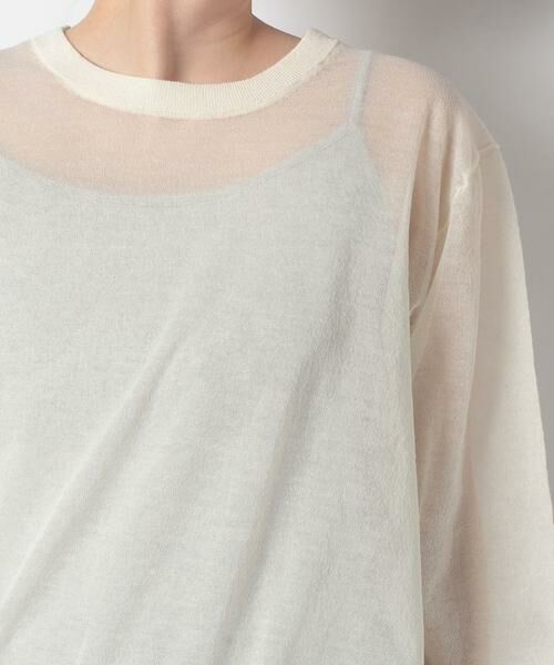 ＊＊allureville / アルアバイル ニット・セーター | ラミーメランジシアープルオーバー | 詳細4