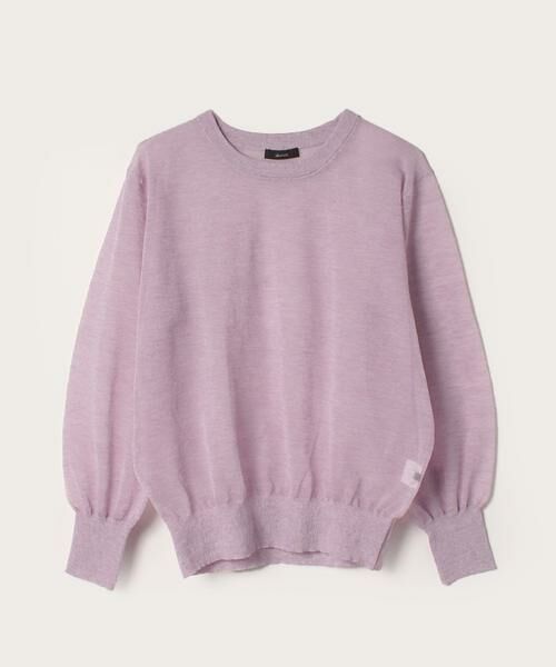 ＊＊allureville / アルアバイル ニット・セーター | ラミーメランジシアープルオーバー | 詳細6