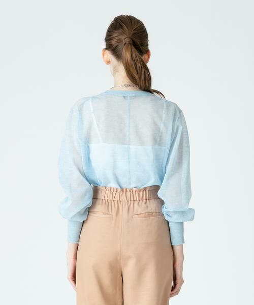 ＊＊allureville / アルアバイル ニット・セーター | ラミーメランジシアープルオーバー | 詳細16