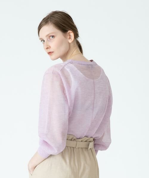 ＊＊allureville / アルアバイル ニット・セーター | ラミーメランジシアープルオーバー | 詳細10