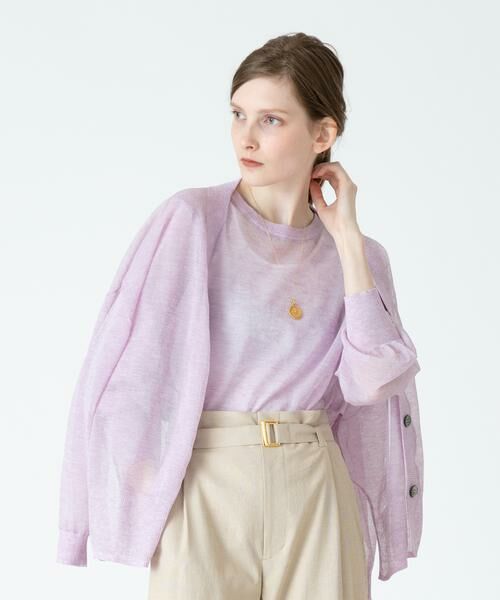 ＊＊allureville / アルアバイル ニット・セーター | ラミーメランジシアープルオーバー | 詳細12