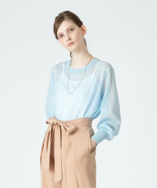 ＊＊allureville / アルアバイル ニット・セーター | ラミーメランジシアープルオーバー | 詳細14