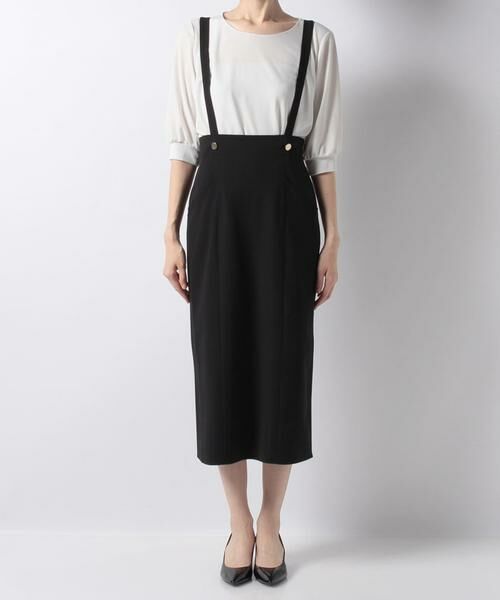 ＊＊allureville / アルアバイル スカート | メタル釦サロペットスカート | 詳細1