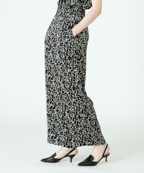 ＊＊allureville / アルアバイル パンツ | グラフティプリントストレートパンツ | 詳細10