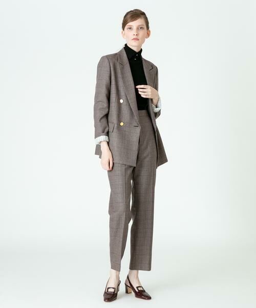 ＊＊allureville / アルアバイル パンツ | ウールチェックサスペンダーパンツ | 詳細13