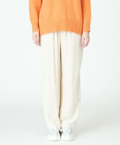 ＊＊allureville / アルアバイル その他パンツ | ジラフコールイージーパンツ（オフホワイト）