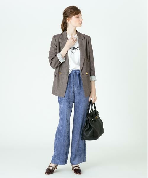 ＊＊allureville / アルアバイル その他パンツ | ジラフコールイージーパンツ | 詳細2