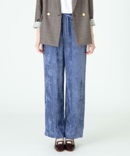 ＊＊allureville / アルアバイル その他パンツ | ジラフコールイージーパンツ（ブルー）