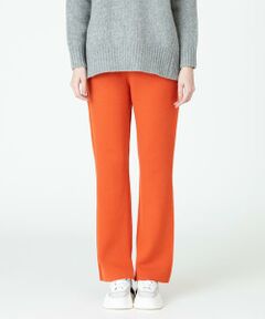 LANAスムーススリットフレアパンツ