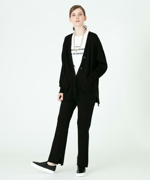 ＊＊allureville / アルアバイル その他パンツ | LANAスムーススリットフレアパンツ | 詳細7