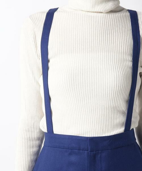 ＊＊allureville / アルアバイル サロペット・オールインワン | ハイカントフラノサスペンダーパンツ | 詳細13