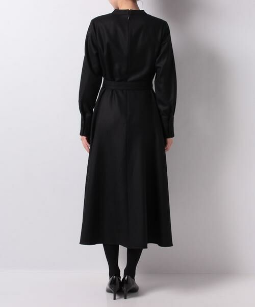 2024年モデル☆allureville ジョーゼットスラシュネック ワンピース セール】 ジョーゼットスラシュネックワンピース （ワンピース