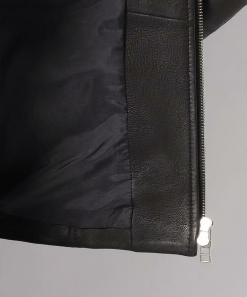 ＊＊allureville / アルアバイル その他アウター | レザークルーネックブルゾン | 詳細7