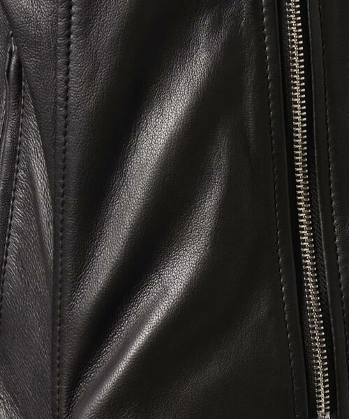 ＊＊allureville / アルアバイル その他アウター | レザークルーネックブルゾン | 詳細9