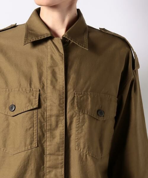 ＊＊allureville / アルアバイル ミリタリージャケット・コート | CバックサテンCPOジャケット | 詳細4