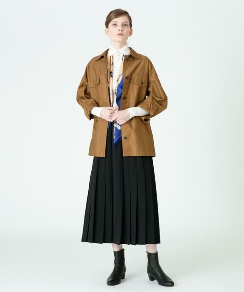 ＊＊allureville / アルアバイル ミリタリージャケット・コート | CバックサテンCPOジャケット | 詳細12