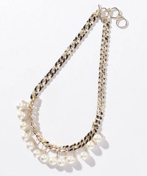 ＊＊allureville / アルアバイル ネックレス・ペンダント・チョーカー | スウィングパールキヘイチェーンネックレス（ゴールド）