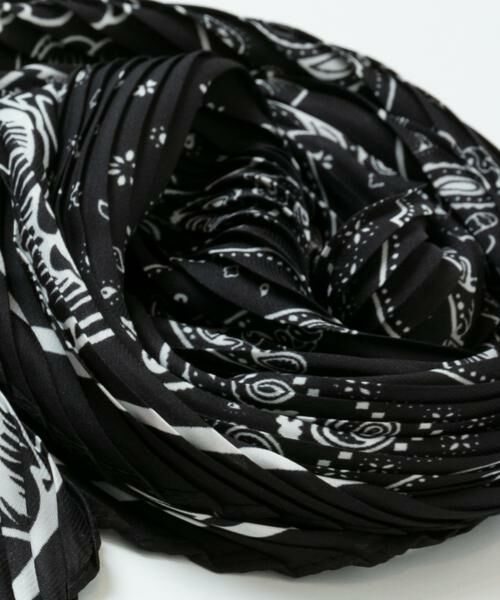 ＊＊allureville / アルアバイル マフラー・ショール・スヌード・ストール | プリーツバンダナスカーフ | 詳細6