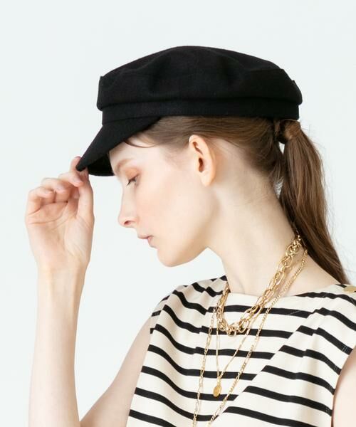 ＊＊allureville / アルアバイル ハンチング・キャスケット・ベレー帽 | ウールレーヨンキャスケット | 詳細6