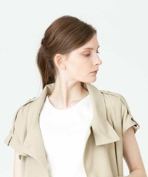 ＊＊allureville / アルアバイル ベスト | MANTECOソフトギャバジレワンピース | 詳細4