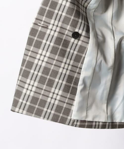 セール】 チェックダブルジャケット （テーラードジャケット