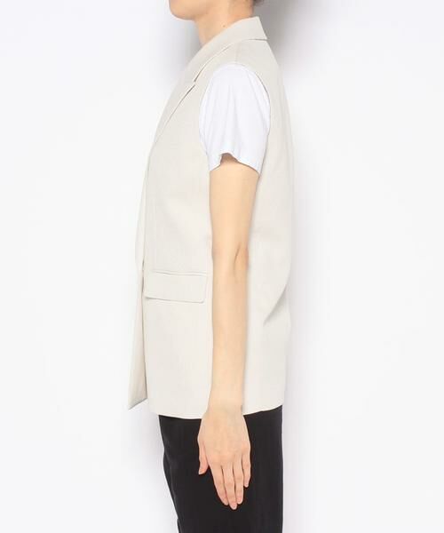 美品✨アルアバイル　綿麻　ダブルブレストジレ　黒　サイズ2 trim_ofalv_itemb6d296de98c711e