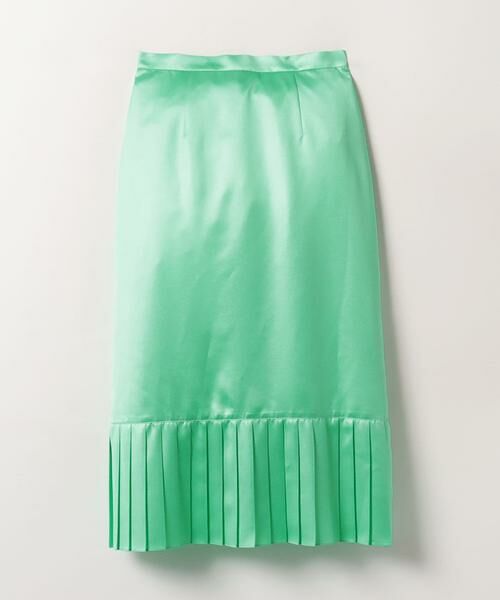 ＊＊allureville / アルアバイル スカート | ヘムプリーツタイトスカート（グリーン）