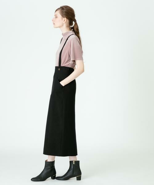 ＊＊allureville / アルアバイル スカート | ウールライクメタル釦サロペットスカート | 詳細12