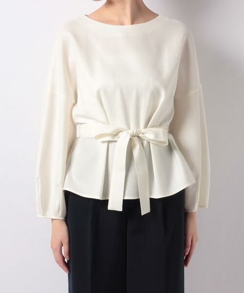 セール】 Wジョーゼットノットブラウス （シャツ・ブラウス