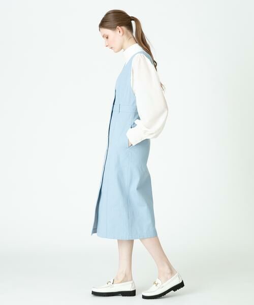 **allureville / アルアバイル ワンピース | カラーデニムタイトフィットワンピース | 詳細1