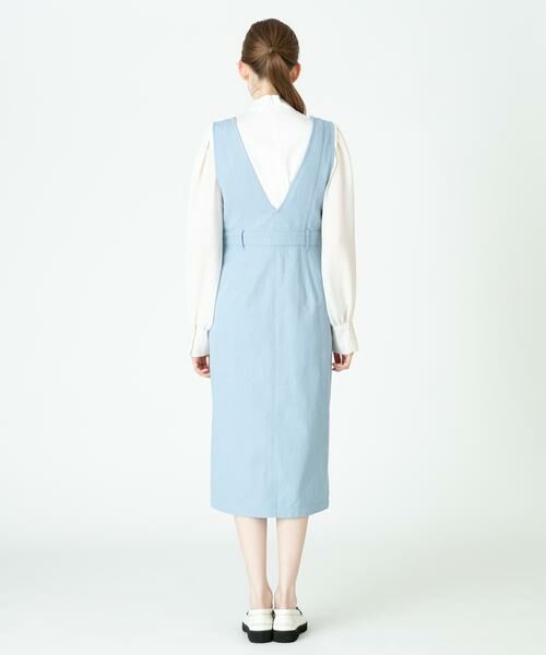 **allureville / アルアバイル ワンピース | カラーデニムタイトフィットワンピース | 詳細3