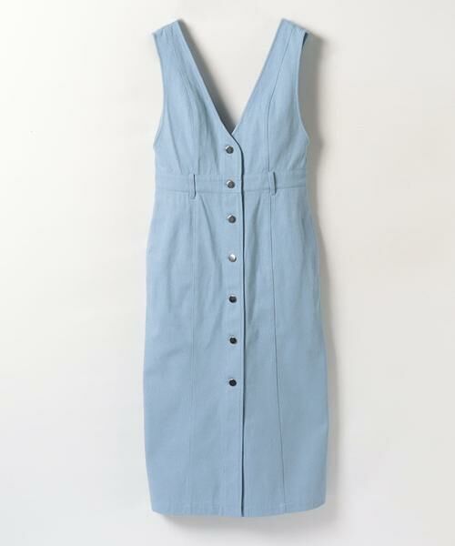 **allureville / アルアバイル ワンピース | カラーデニムタイトフィットワンピース | 詳細5