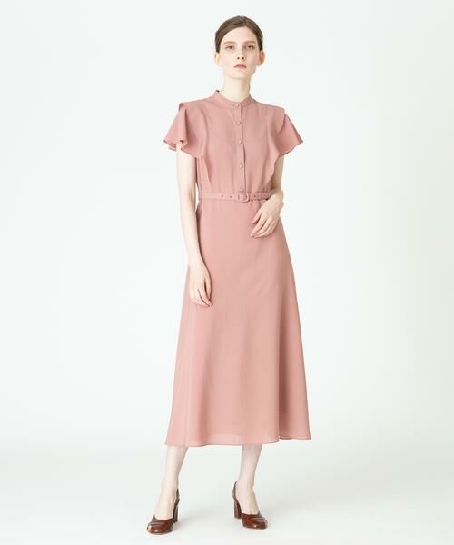 アルアバイル　サイドフリルショートスリーブワンピース allureville（アルアバイル）の「サイドフリルショートスリーブ