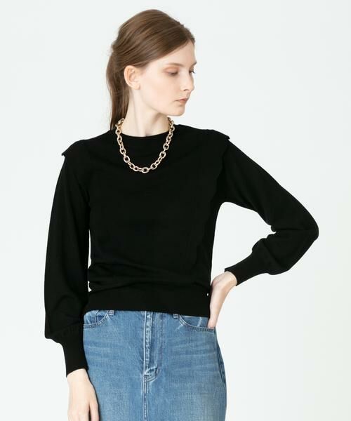 セール】 スカラップショルダープルオーバー （ニット・セーター