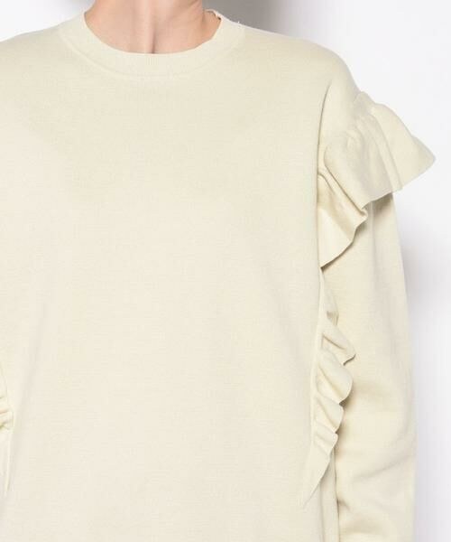 セール】 ラッフルショルダープルオーバー （ニット・セーター