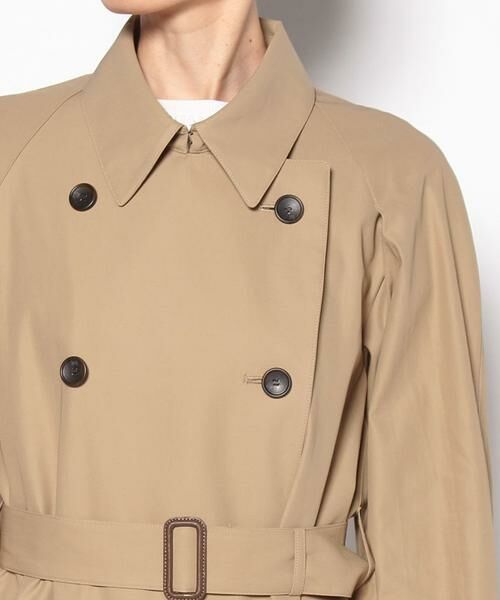 allureville ギャバタックスリーブトレンチコート　ライトベージュ　S 新品】allurevilleギャバタックスリーブトレンチコート（サイズ1