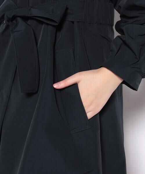 極美品☆アルアバイル allureville グログランノーカラーコート　ロング allureville（アルアバイル） ノーカラーコート コート グログラン